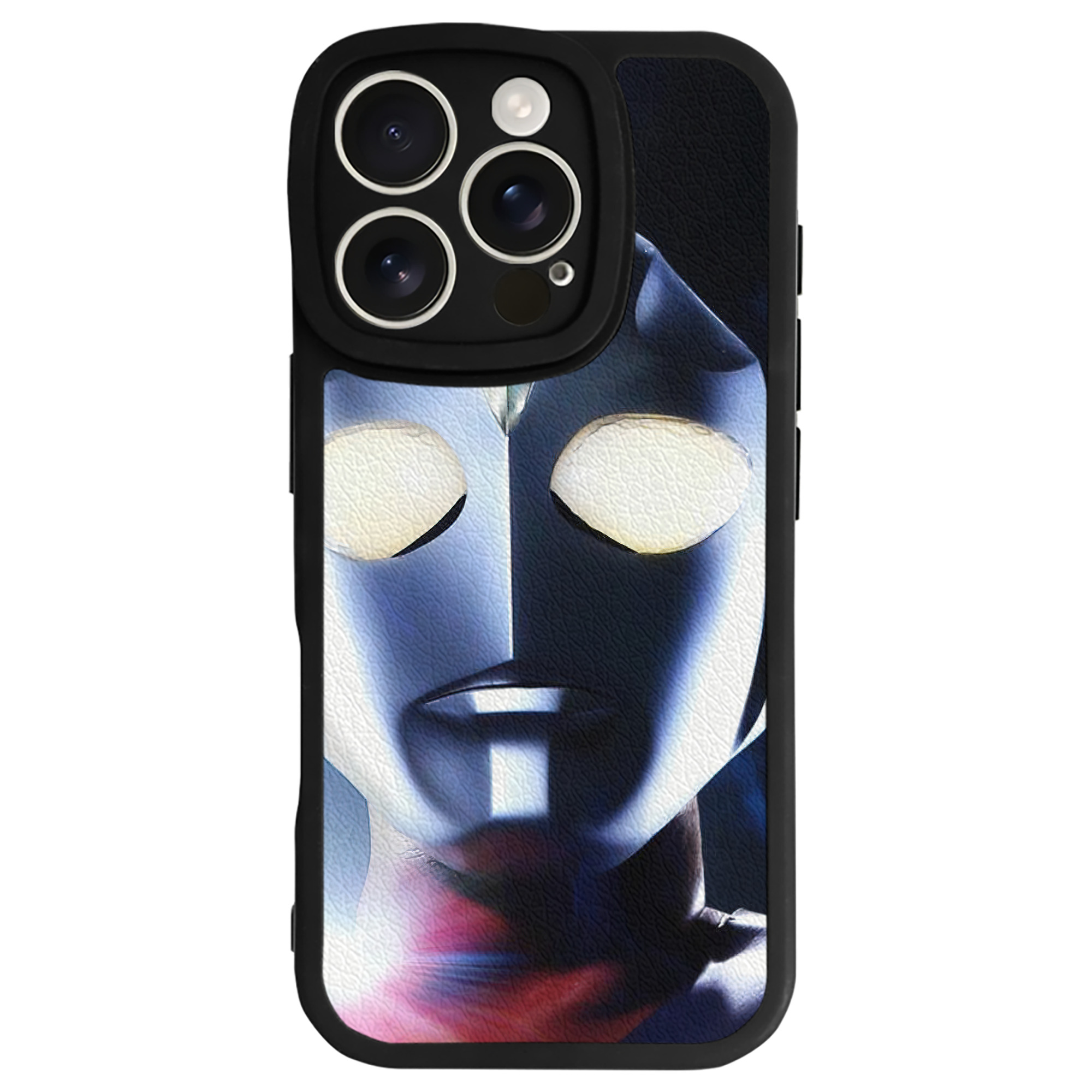 （画像用） ウルトラマン Ultraman 【iPhone 16シリーズ対応】シリコンスマホケース（レザー調） 材質：シリコン